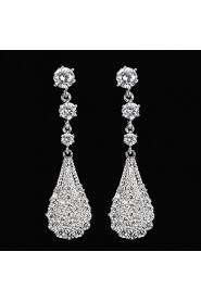 Drop Earrings Women's Cubic Zirconia/Alloy Earring