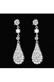 Drop Earrings Women's Cubic Zirconia/Alloy Earring