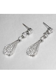 Drop Earrings Women's Cubic Zirconia/Alloy Earring