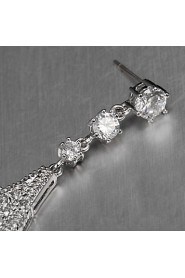 Drop Earrings Women's Cubic Zirconia/Alloy Earring