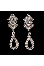 Jewelry Set Women's Anniversary / Wedding / Engagement Jewelry Sets Cubic Zirconia / Alloy Earrings / Necklaces Silver