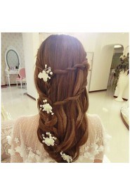 2 pcs Women Pearl/Crystal/Alloy Headbands/Hairpins/Flowers With Crystal/Pearl Wedding/Party Headpiece