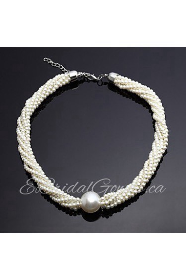 Jewelry Set Women's Anniversary / Wedding / Engagement / Birthday / Gift / Party Jewelry Sets Alloy Imitation Pearl Silver