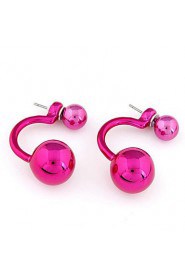 Fashion Sweet Personality OL Compact Size Beads Earrings(More Colors)