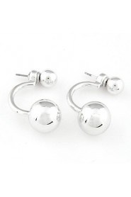 Fashion Sweet Personality OL Compact Size Beads Earrings(More Colors)