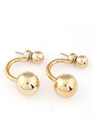 Fashion Sweet Personality OL Compact Size Beads Earrings(More Colors)