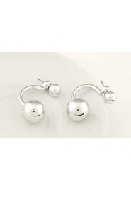 Fashion Sweet Personality OL Compact Size Beads Earrings(More Colors)