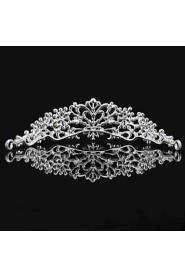 Women Rhinestone/Alloy/Imitation Pearl Tiaras With Wedding/Party Headpiece