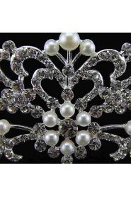 Women Rhinestone/Alloy/Imitation Pearl Tiaras With Wedding/Party Headpiece