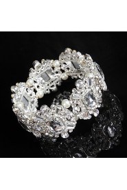 Women's Chain / Round Bangles Bracelet Alloy Rhinestone