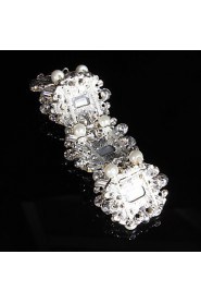 Women's Chain / Round Bangles Bracelet Alloy Rhinestone