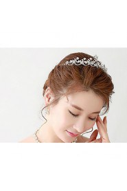 Exquisite Rhinestones Titanium Wedding/Party Headpieces/Tiara