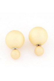 European Style Beads Wild Temperament Simple Earrings(More Colors)