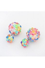 European Style Candy Color Sweet Wild Earrings(More Colors)