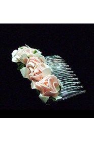 Women's / Flower Girl's Foam Headpiece-Wedding / Special Occasion / Casual Hair Combs