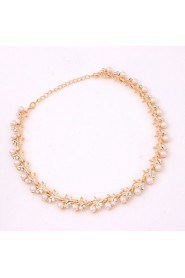 Fashion gold-plated necklace (necklace) (earrings) (Bracelet)