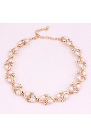 Fashion gold-plated necklace (necklace) (earrings) (Bracelet)