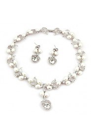 Classic Jewelry Set (necklace) (earrings)