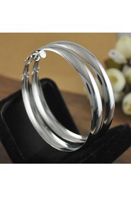 Women's Jewelry of Factory Price Big Hoop Earring 60mm Big Hoop Earrings