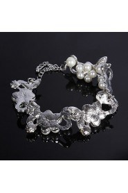 Women's Chain Bracelet Alloy Imitation Pearl / Rhinestone