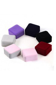 6*5*4CM Flannel /Earrings/Ring/ Jewelry Boxes 1pc