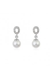 Austria Pearl Alloy Earrings (More Colors)