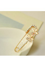 Opal Flower Brooch (1Pc)