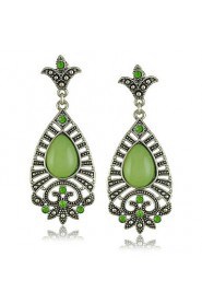 Wholesale Vintage Earrings Green Earrings Brincos for Women Spring and Summer Bohemia Earrings