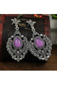 New Vintage Purple Earrings Jewelry