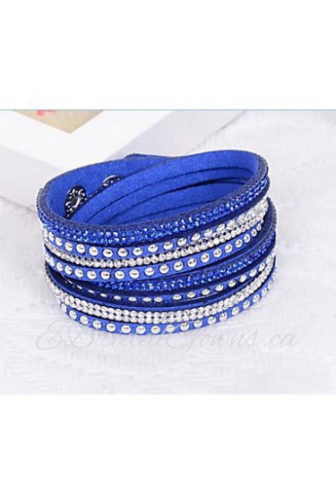 Unisex Chain/Fashion Bracelet Resin Rhinestone