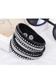 Unisex Chain/Fashion Bracelet Resin Rhinestone