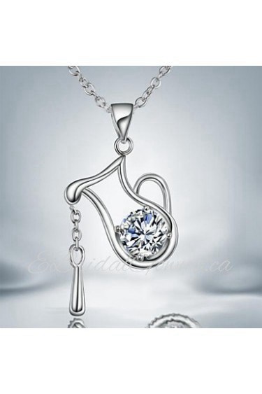 Silver Pendant Necklaces Alloy Daily / Casual Jewelry