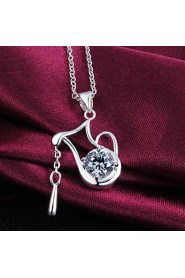 Silver Pendant Necklaces Alloy Daily / Casual Jewelry