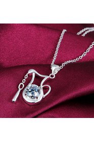 Silver Pendant Necklaces Alloy Daily / Casual Jewelry