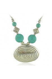 Women's Alloy Necklace Party/Daily Turquoise