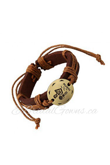 Korean Style Genuine Leather Factory Direct Sales Bracelet(Random Color)(1Pc)