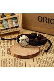 Korean Style Genuine Leather Factory Direct Sales Bracelet(Random Color)(1Pc)