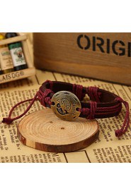 Korean Style Genuine Leather Factory Direct Sales Bracelet(Random Color)(1Pc)