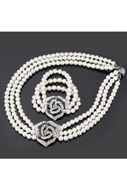 InStyle Big Pearl Vintage Bracelet Bangle Necklace High Quality