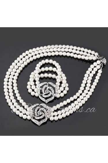 InStyle Big Pearl Vintage Bracelet Bangle Necklace High Quality