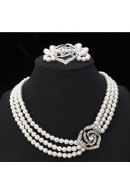 InStyle Big Pearl Vintage Bracelet Bangle Necklace High Quality