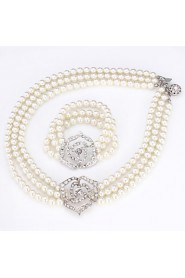 InStyle Big Pearl Vintage Bracelet Bangle Necklace High Quality