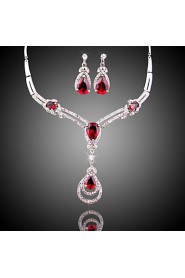 Classic Jewelry Set (necklace) (earrings)