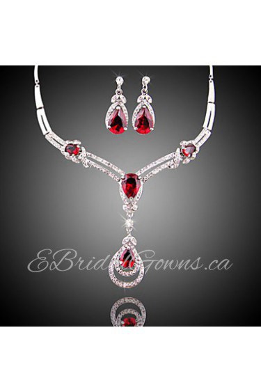 Classic Jewelry Set (necklace) (earrings)