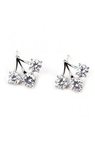 Stud Earrings Women's Cubic Zirconia/Alloy Earring