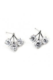 Stud Earrings Women's Cubic Zirconia/Alloy Earring