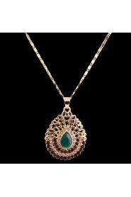 Fashion gold-plated necklace (necklace) (earrings)