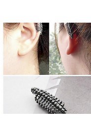 Punk Skull Spine Without Hole Ear Cuffs