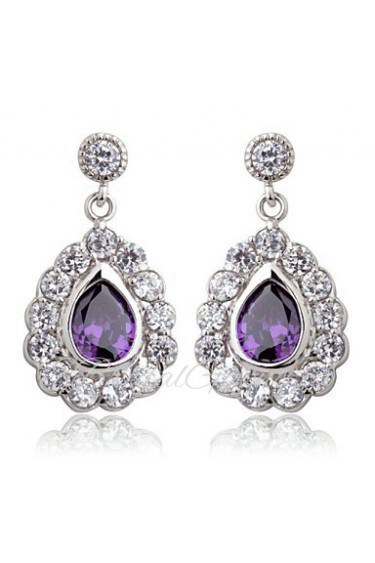 Drop Earrings Couples'/Kid's/Women's Cubic Zirconia Earring Cubic Zirconia