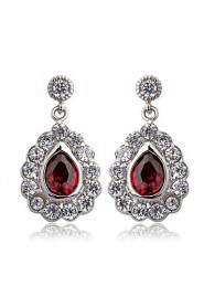 Drop Earrings Couples'/Kid's/Women's Cubic Zirconia Earring Cubic Zirconia